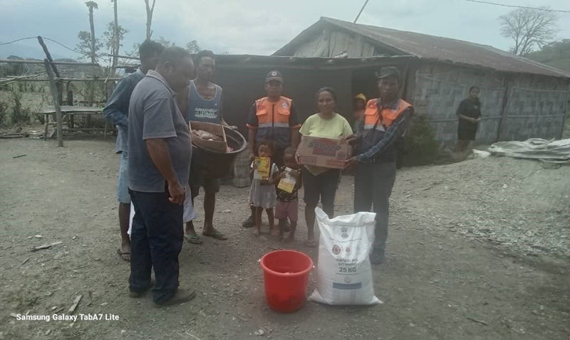 APC MUNISÍPIU AILEU FORNESE PAKOTE EMERJÉNSIA BA VÍTIMA JANUARIO FÁTIMA NE’EBÉ NIA UMA HETAN ESTRAGUS