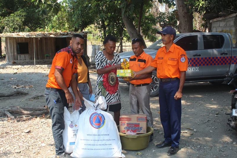 AUTORIDADE PROTESAUN SIVÍL MUNISÍPIU BOBONARO HAMUTUK HO SMPC APOIO PAKOTE EMERJÉNSIA BA VÍTIMA DEZASTRE NATURAIS