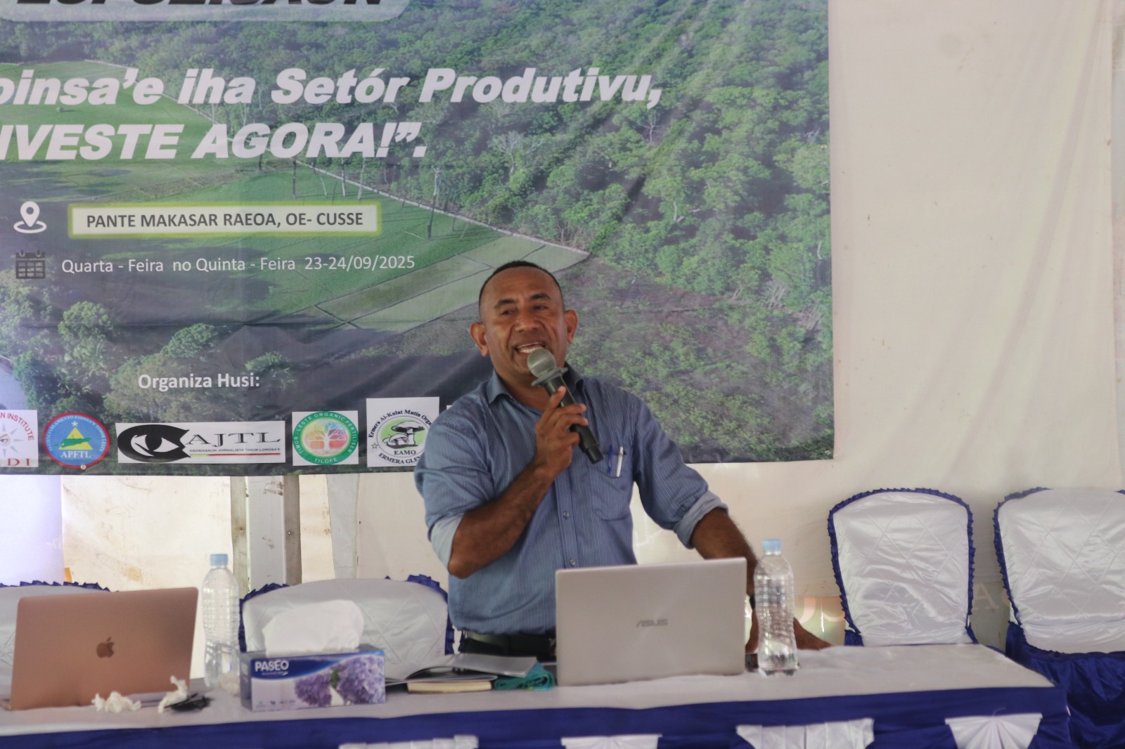 SEÑÓR JOSÉ DO ROSÁRIO DE CARVALHO SAI ORADÓR PRINSIPÁL IHA ESPOZISAUN PROMOVE FOIN-SA'E PRODUTÓR NO EMPRENDEDORIZMU IHA RAEOA