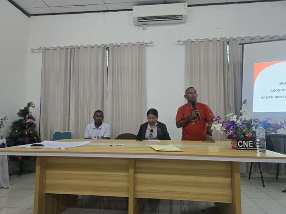 SEI HAMUTUK HO IADE MUNISÍPIU ERMERA FASILITA FORMASAUN BA GRUPU BENEFISIARIU FUNDUS HADULAS TINAN 2025 IHA MUNISÍPIU ERMERA.