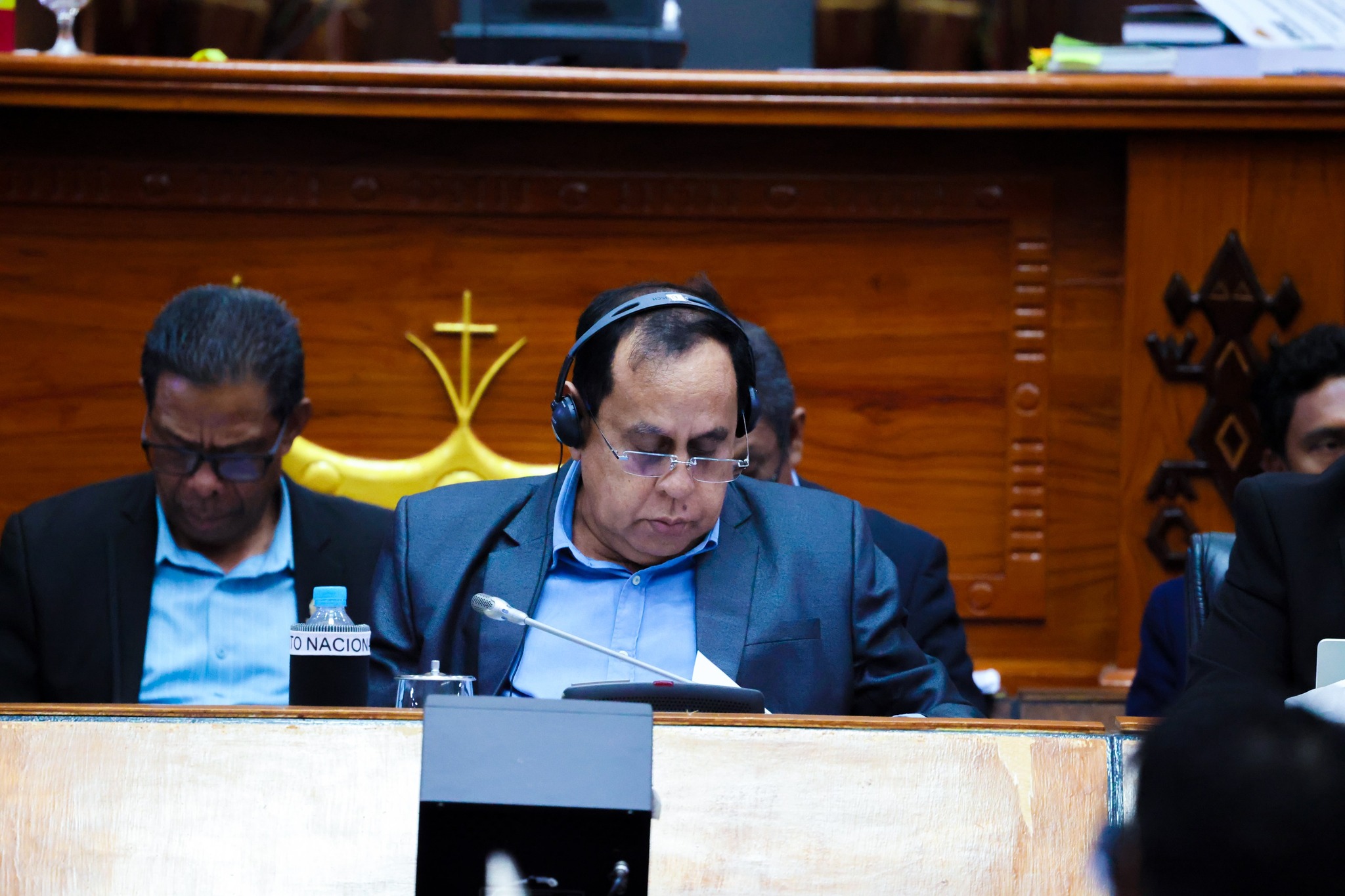 𝐃𝐢𝐥𝐢, 𝟐𝟎 𝐎𝐮𝐭𝐨𝐛𝐫𝐨 𝟐𝟎𝟐𝟓; Sekretáriu Estadu Dezenvolvimentu Lokál (SEDL), Mateus W. dos Santos Tallo, akompaña Ministru Administrasaun Estatal (MAE), Tomás do Rosário Cabral, hamutuk ho Prezidente Autoridade Munisípiu Sira, no D