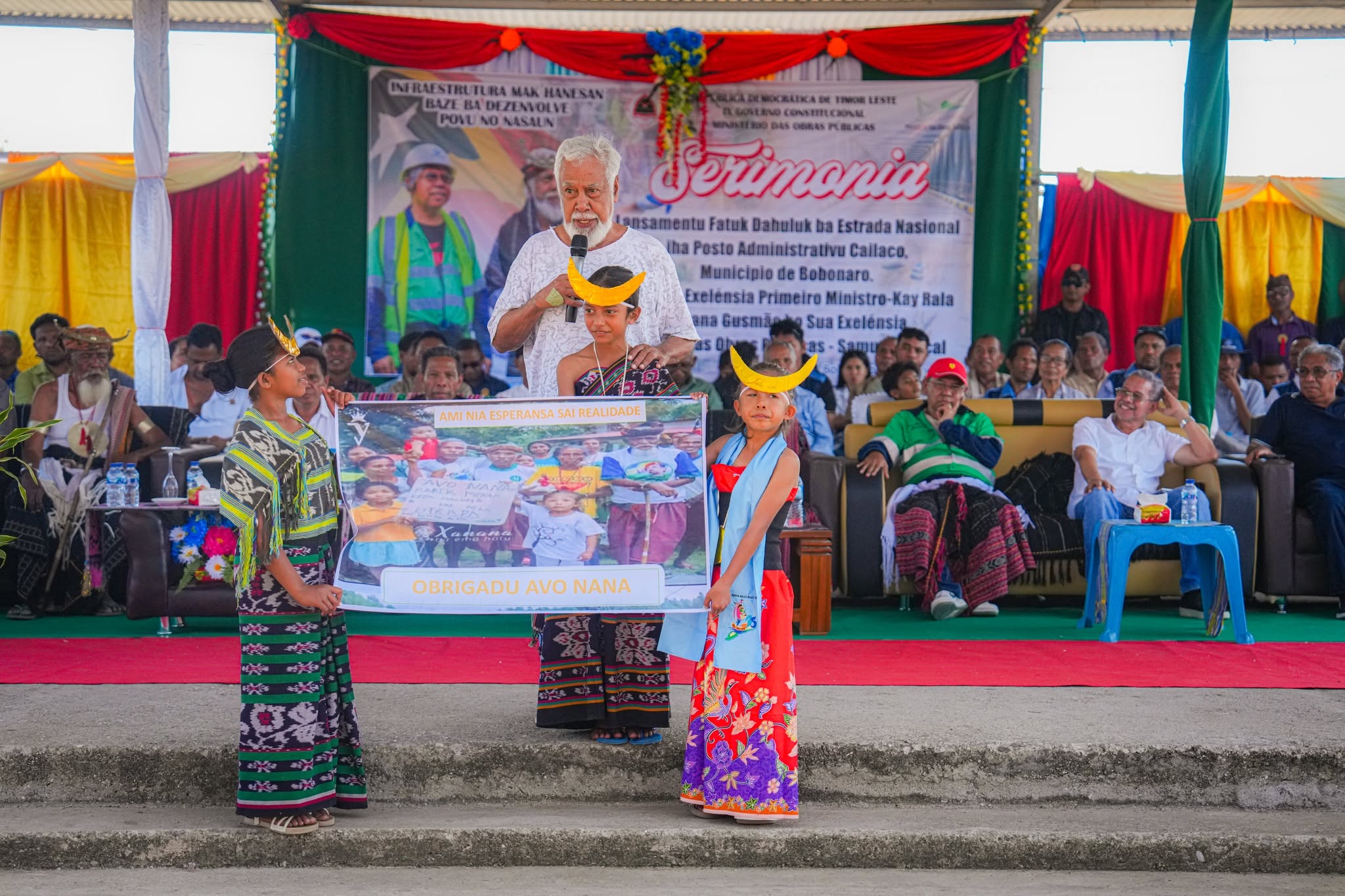 𝗚𝗢𝗩𝗘𝗥𝗡𝗨 𝗟𝗜𝗨 𝗛𝗨𝗦𝗜 𝗠𝗜𝗡𝗜𝗦𝗧É𝗥𝗜𝗨 𝗢𝗕𝗥𝗔𝗦 𝗣Ú𝗕𝗟𝗜𝗞𝗔𝗦, 𝗢𝗙𝗜𝗦𝗜𝗔𝗟𝗠𝗘𝗡𝗧𝗘 𝗟𝗔𝗡𝗦𝗔 𝗣𝗥𝗢𝗝𝗘𝗧𝗨 𝗘𝗦𝗧𝗥𝗔𝗗𝗔 𝗠𝗔𝗟𝗜𝗔𝗡𝗔 𝗕Á 𝗖𝗔𝗜𝗟𝗔𝗖𝗢.
