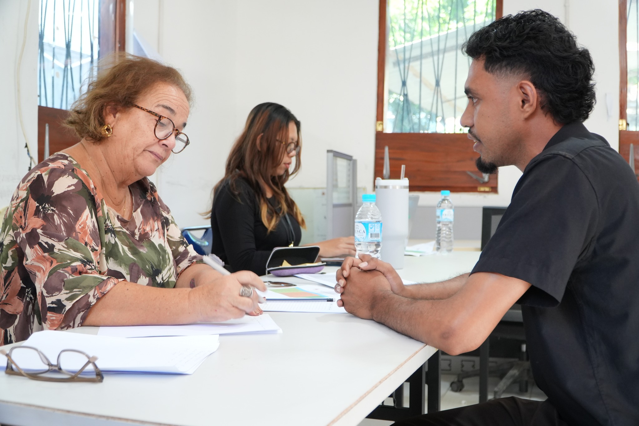 Loron, 28, fulan Maiu, tinan 2026 – Sekretária Estadu ba formasaun Profissional no Empregu liu husi Diresaun Nasional Empregu Estranjeiru, hala’o teste entrevista no eskrita ba kandidatu Timoroan iha lian Portugues liu husi P