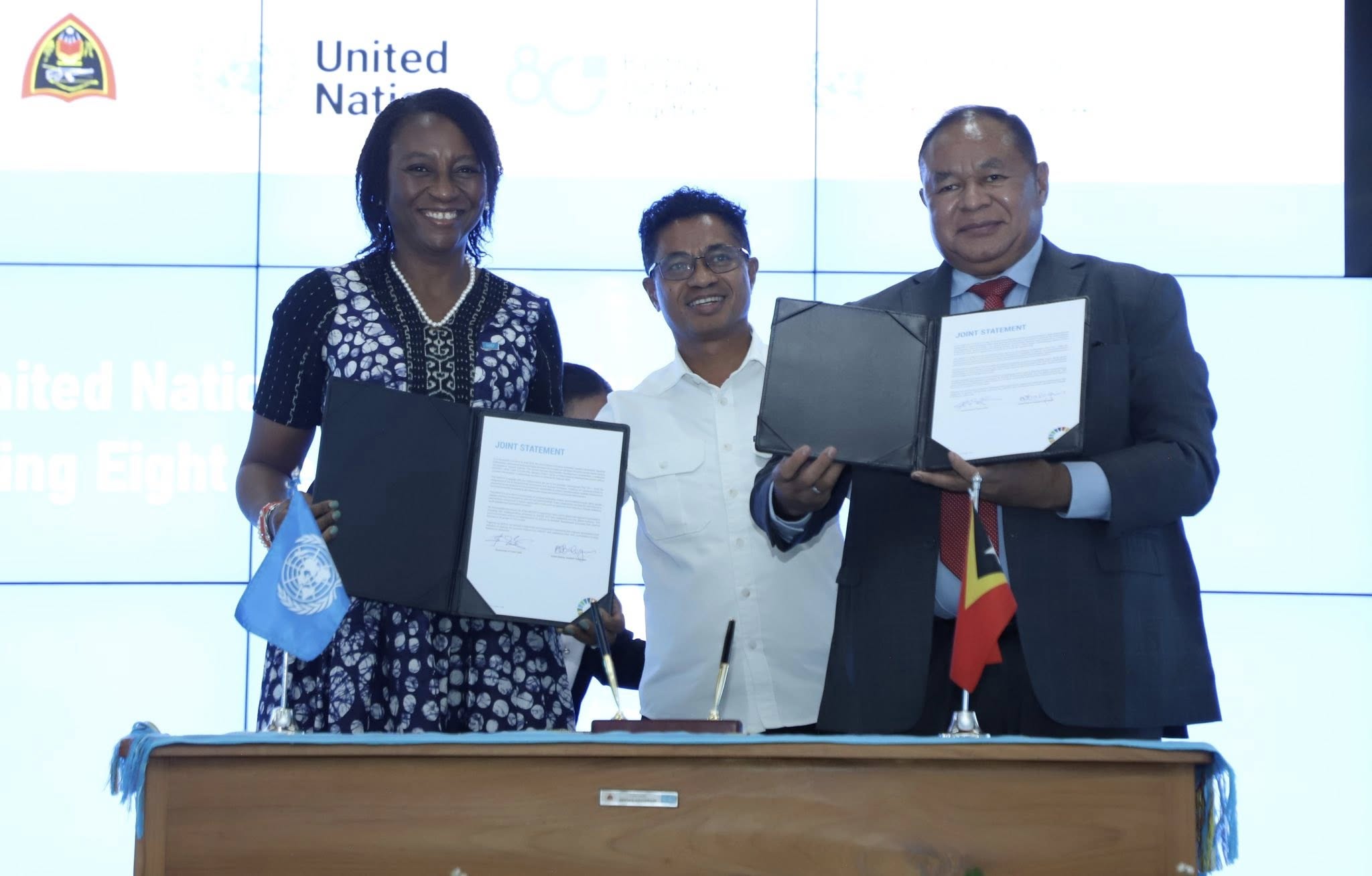 𝟏𝟎 𝐃𝐞𝐜𝐞𝐦𝐛𝐞𝐫 𝟐𝟎𝟐𝟓 - The Ministry of Foreign Affairs and Cooperation of Timor-Leste (MNEC), together with the United Nations Resident Coordinating Office, proudly hosted the celebration of the 80th Anniversary of the United Nat