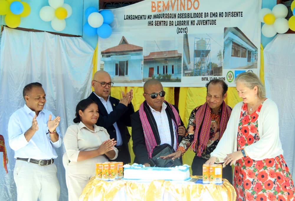 INKLUZAUN IHA ASAUN: MJDAK NO UNICEF INAUGURA FASILIDADE ASESIBILIDADE IHA CCYC!