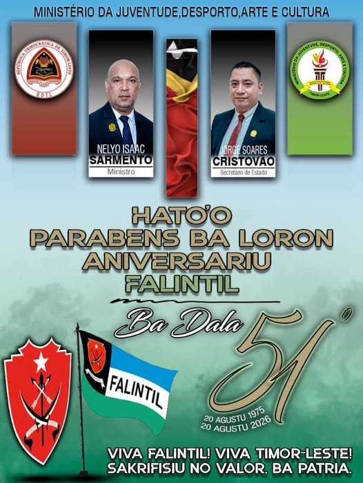 🇹🇱 PARABÉNS BA LORON ANIVERSÁRIU FALINTIL BA DALA-51! 🇹🇱