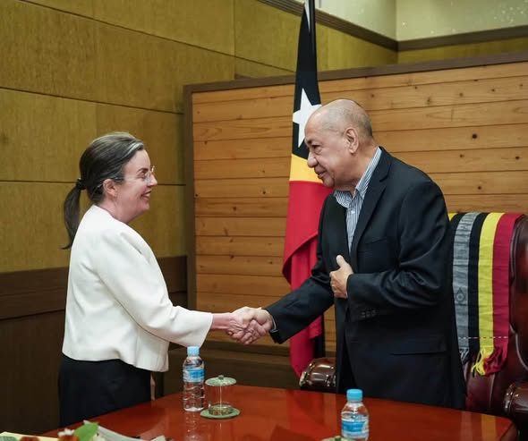 Minister Agio Pereira Meets Woodside Executive Vice President to Strengthen Cooperation on Greater Sunrise.