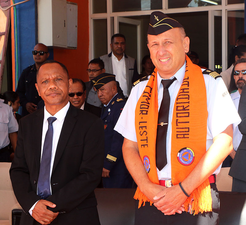 DELEGASAUN UBPLP ENTREGA OFICIAL MASCOTE BA BOMBEIRUS TIMOR - LESTE.