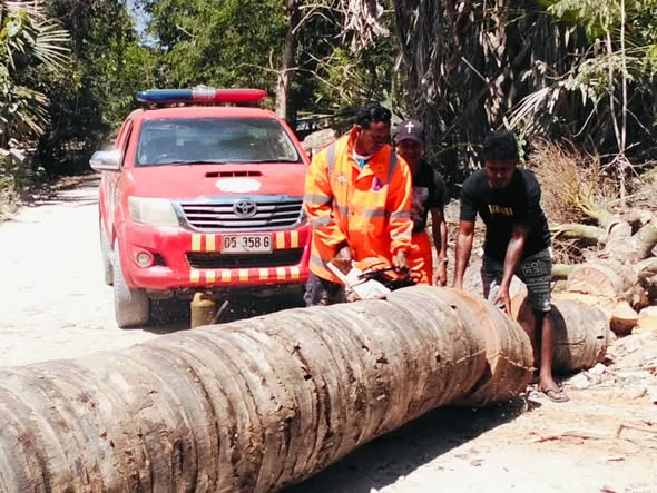 APC MANUFAHI NORMALIZA ESTRADA PÚBLIKU IHA ÁREA MOTAQUELAN