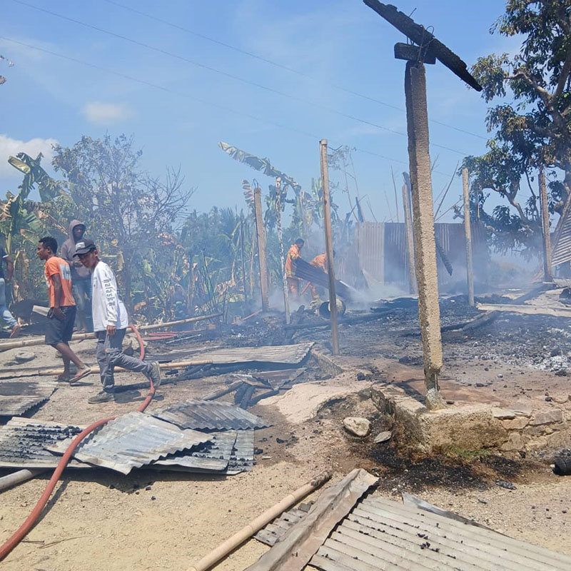 APC MUNISÍPIU LIQUIÇA KOMBATE INSÉNDIU IHA SUKU LOIDAHAR