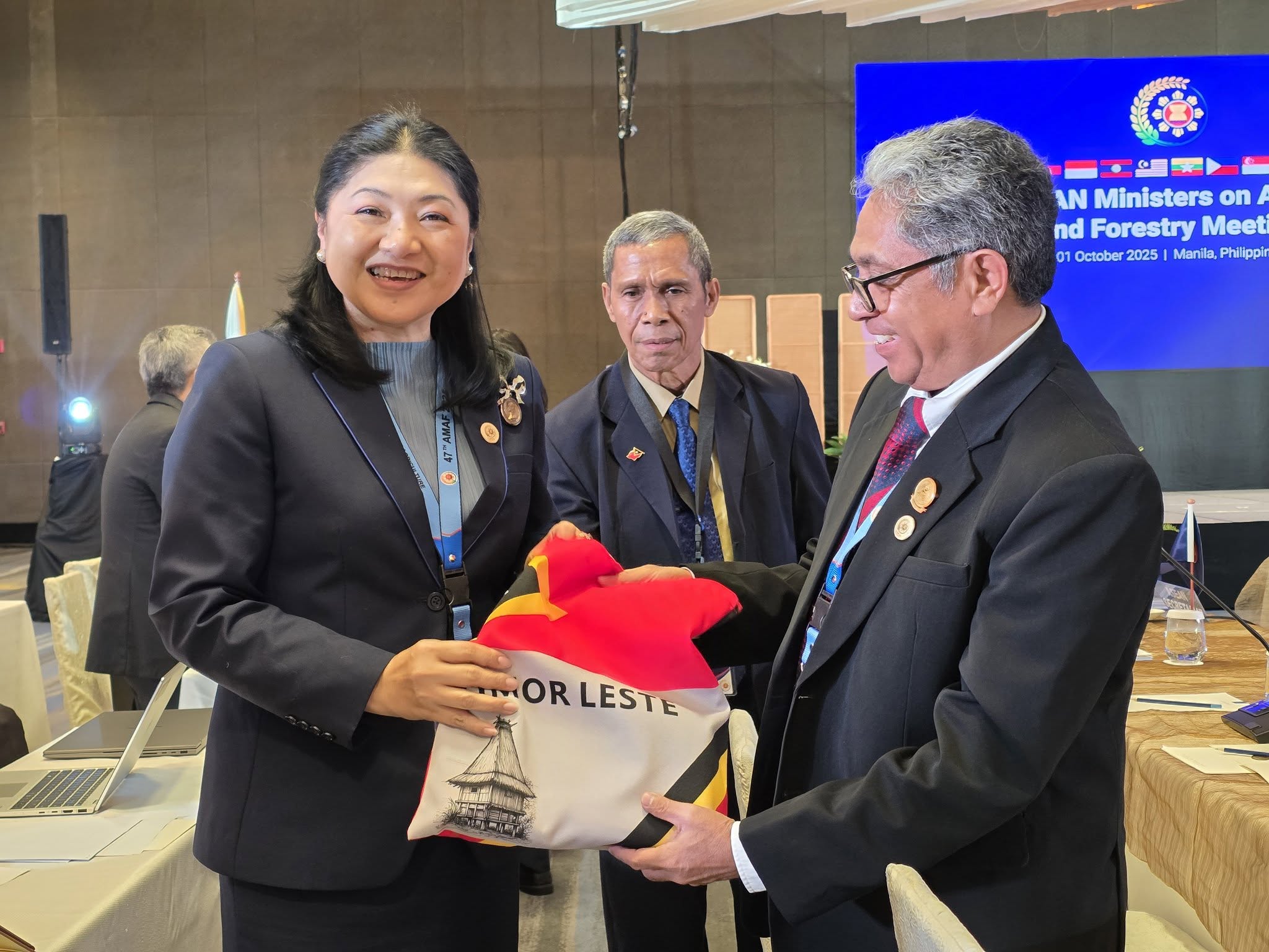 MINISTRU MAPPF PARTISIPA ENKONTRU 47TH ASEAN MINISTERS ON AGRICULTURE AND FORESTRY IHA MANILA