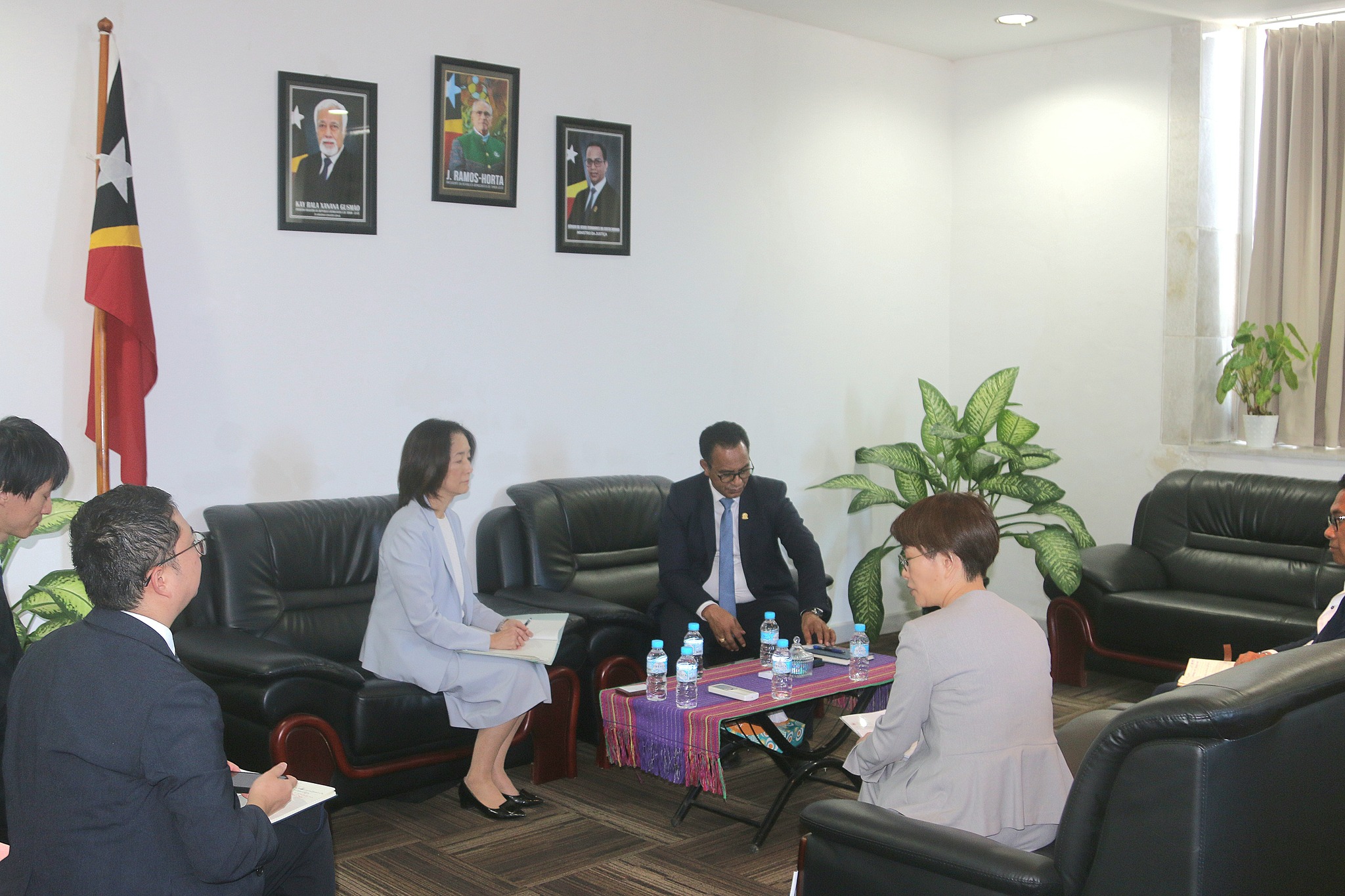 MINISTERIU JUSTISA HALAO ENKONTRU HO REPRESENTANTE MINISTERIU JUSTISA JAPAUN