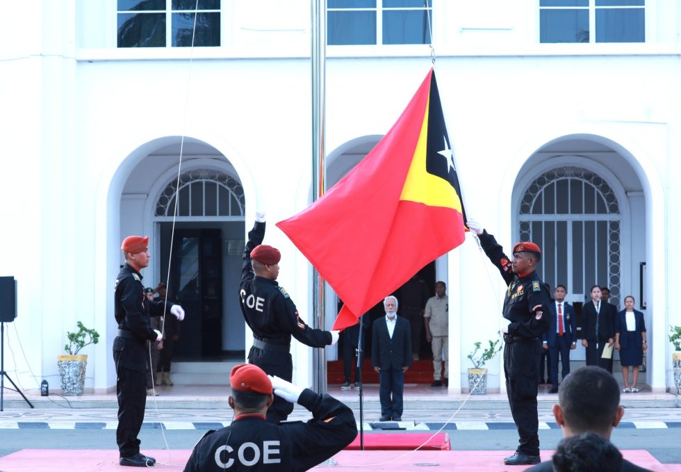 Serimónia Hasa’e Bandeira Dahuluk iha tinan 2026  “Hadi’a Kompromisu hodi Sai Heroi ba Futuru”