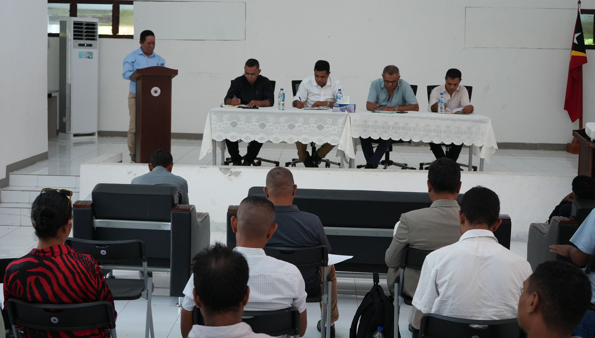 INPA Maubara, 26 Janeiru 2026 – Ministério Agrikultura, Pekuária, Peskas no Floresta (MAPPF), liu husi Direção Nacional Extensaun no Formasaun Agríkola (DNEFA), hala’o Enkontru Nasionál ba Dezenvolvimentu Kuríkulu Formasaun b