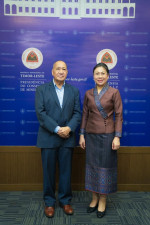 Vise-Ministra Negósius Estranjeirus Laos nian halo vizita ofisiál mai Dili